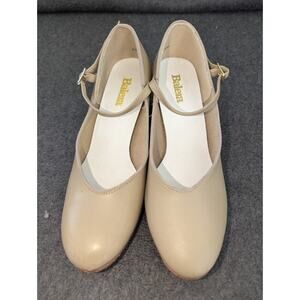 Balera Character Shoe 1.5" Heel Caramel Mary Jane Theatre Dance SZ 8.5